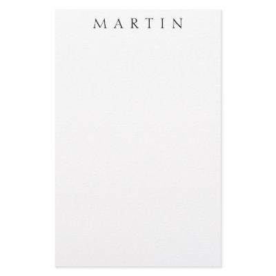 Classic Name (or word) Stationery