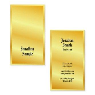 Classic Old Style Text Faux Gold Elegant Template