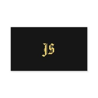 Classic Old Style Text Monogram Template Elegant
