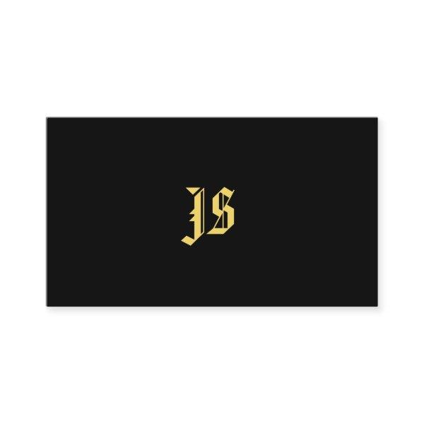 Classic Old Style Text Monogram Template Elegant