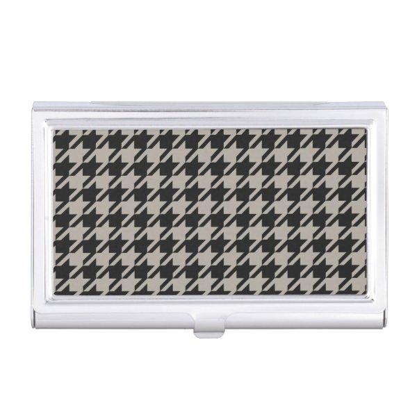 Classic Pepita Houndstooth Pattern Black Grey    Case
