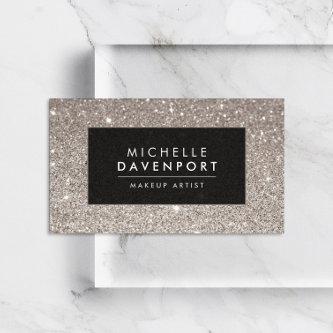 Classic Silver Glitter Makeup Artist