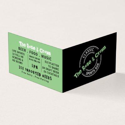 Classic Sports Bar Logo, Pub/Brewery, Detailed