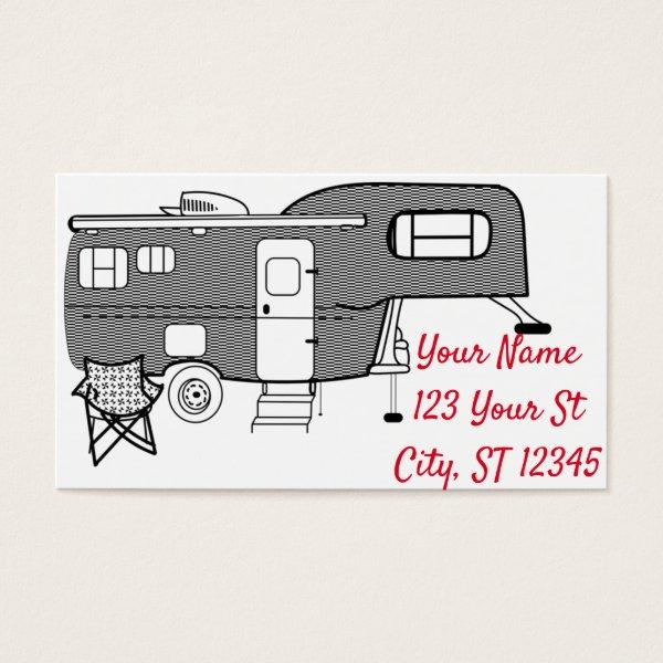 Classic Travel Trailer Caravan Thunder_Cove