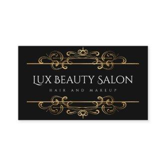 Classic Vintage Swirls Faux Gold Foil Custom