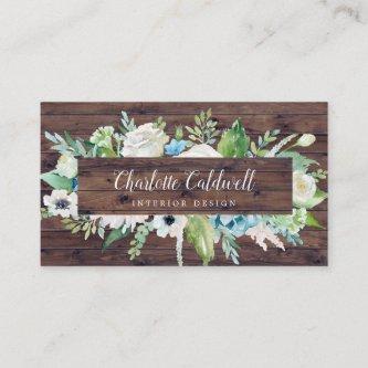 Classic White Flowers | Rustic