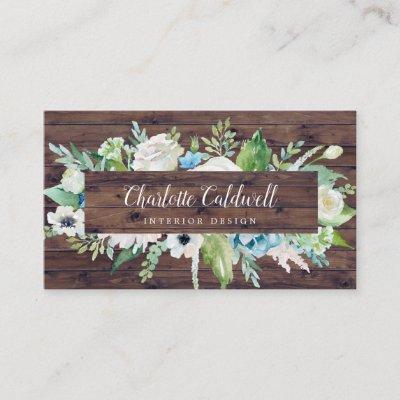 Classic White Flowers | Rustic