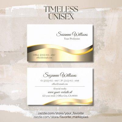 Classic White Wavy Gold Decor Inspiration and New