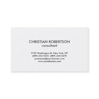Classical Black White Consultant