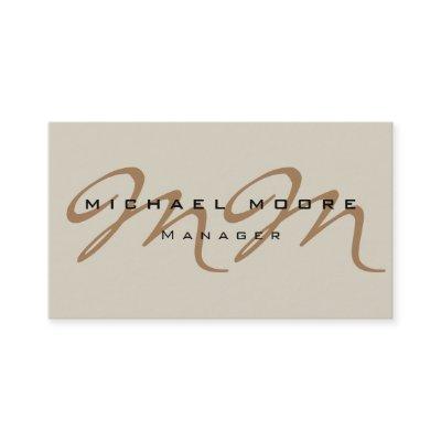 Classical Calligraphy Monogram Pastel Color