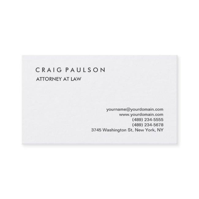 Classical Elegant Plain Professional