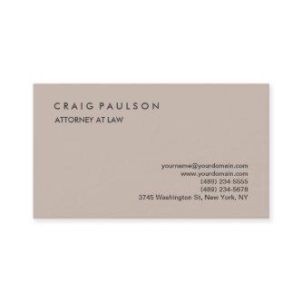 Classical Elegant Plain Professional
