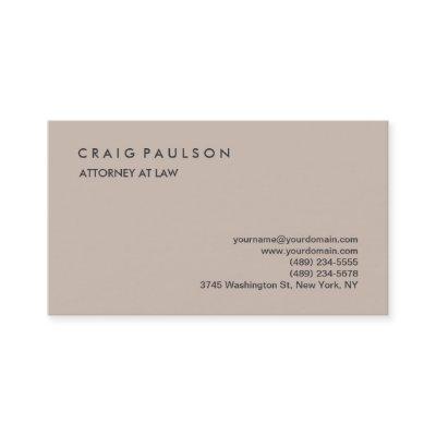 Classical Elegant Plain Professional