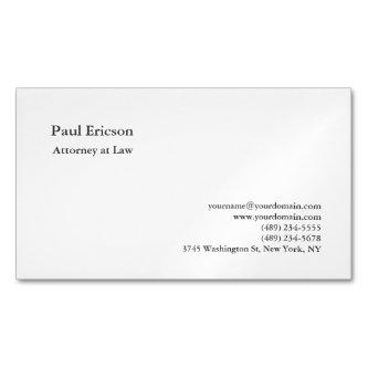 Classical Elegant Plain Professional  Magnet