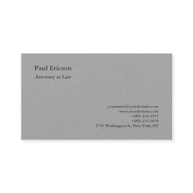 Classical Elegant Plain Professional Premium Grey