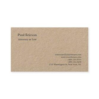 Classical Elegant Plain Professional Premium Kraft