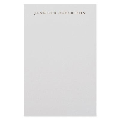 Classical Personalized Customized Minimalist Stationery