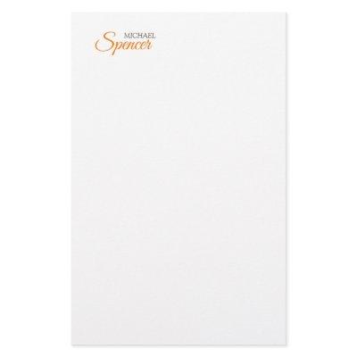 Classical Plain Simple Clean Professional Name Stationery