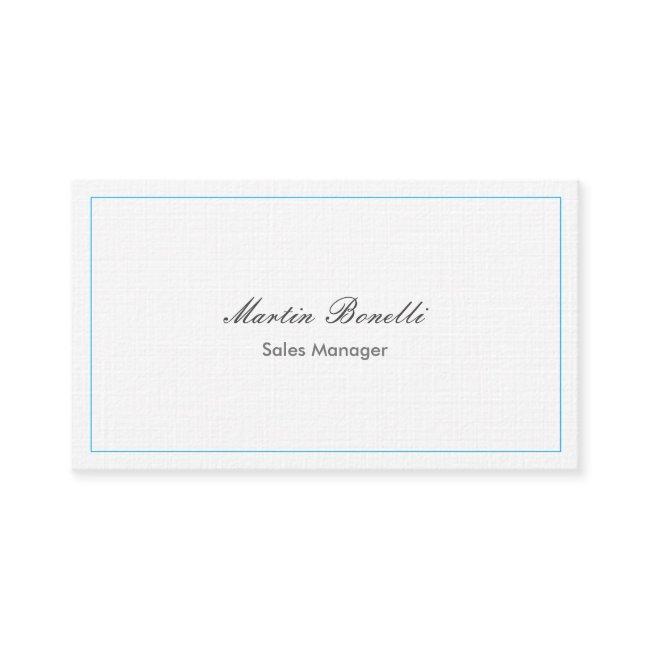 Classical Simple Black White Linen Two Sided