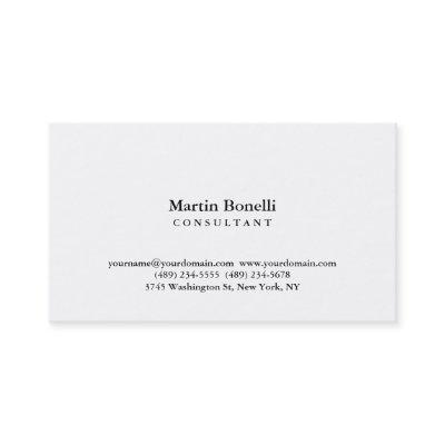 Classical Style Stylish Consultant