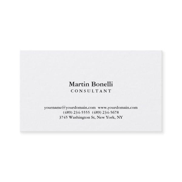 Classical Style Stylish Consultant
