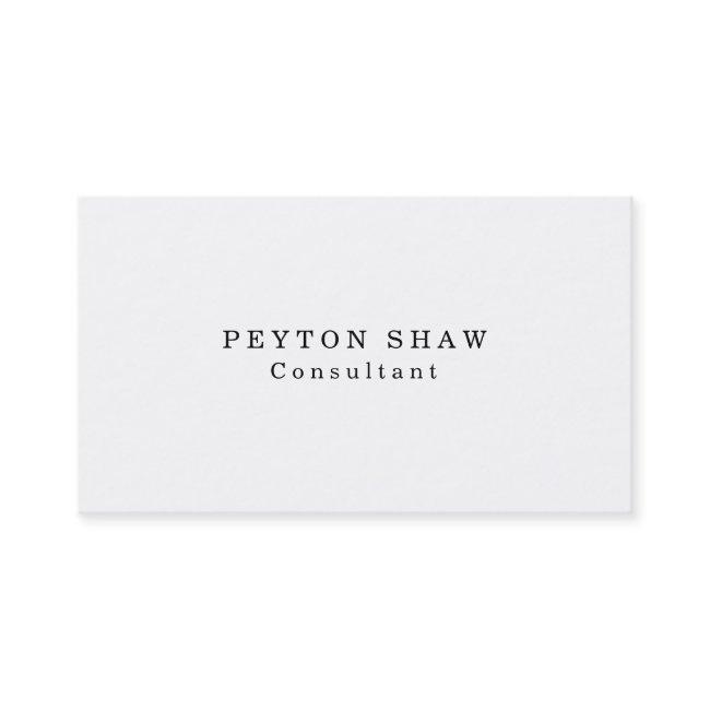 Classical White Professional Creation