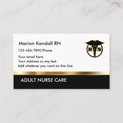 Classy Adult Nurse Care