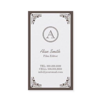 Classy Art Deco Border Film Editor