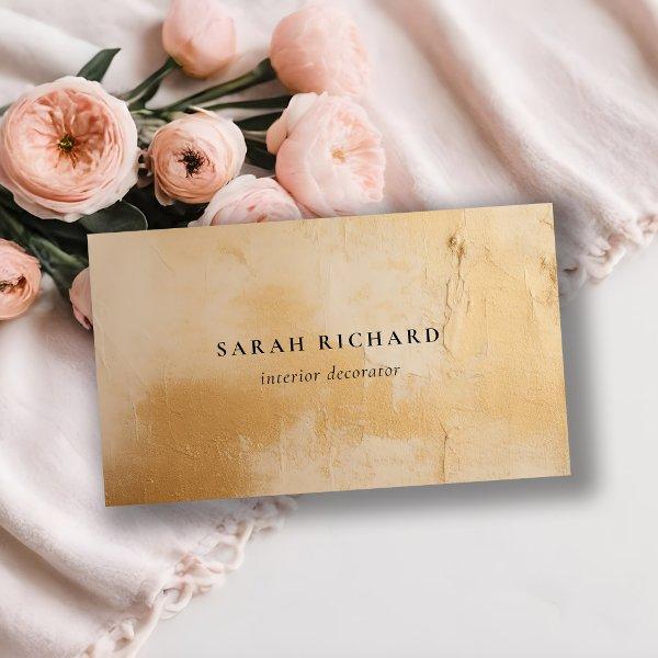 Classy Artistic Chic Beige Gold Oil Paint Texture
