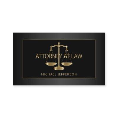 Classy Attorney at Law - Black and Gold