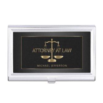 Classy Attorney at Law - Black and Gold  Case