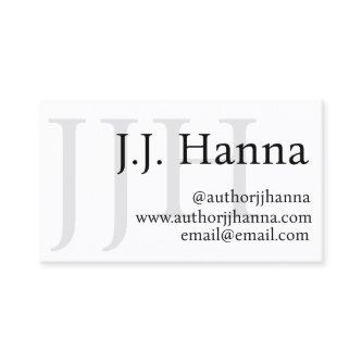 Classy Author  with Book Cover