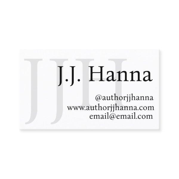 Classy Author  with Book Cover