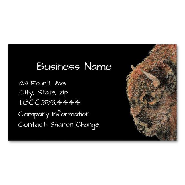 Classy Black Bison, Buffalo