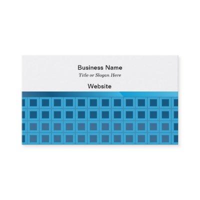 Classy Blue Square Pattern