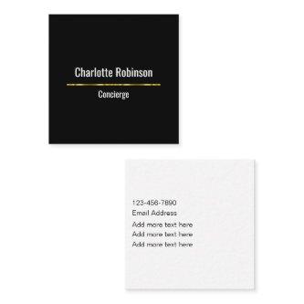 Classy Business or Personal Concierge Square