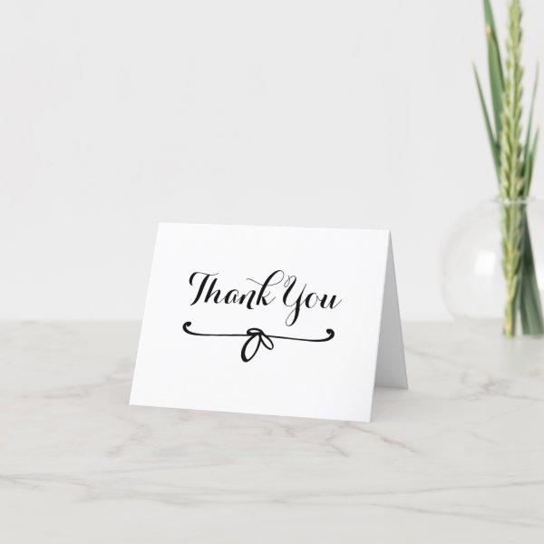 Classy Business Thank You Cards Elegant Design