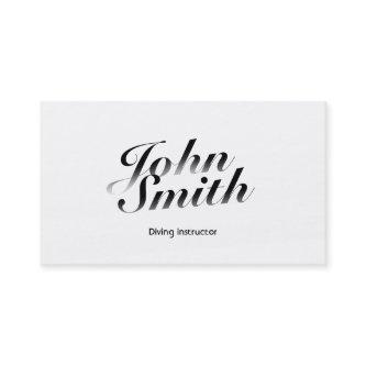 Classy Calligraphic Diving