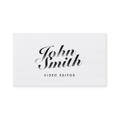 Classy Calligraphic Video Editor