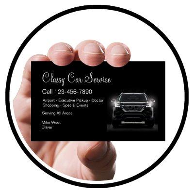 Classy Car Service Or Uber Driver Modern