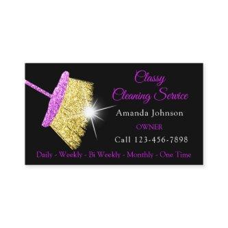 Classy Cleaning Residence Services Pink Gold Maid