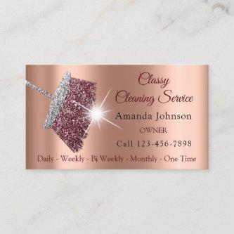 Classy Cleaning Service Maid Rose Silver Skinny