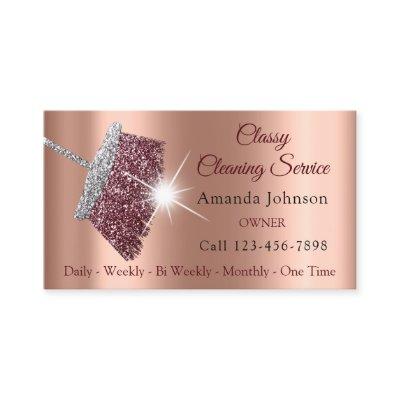 Classy Cleaning Service Maid Rose Silver Skinny
