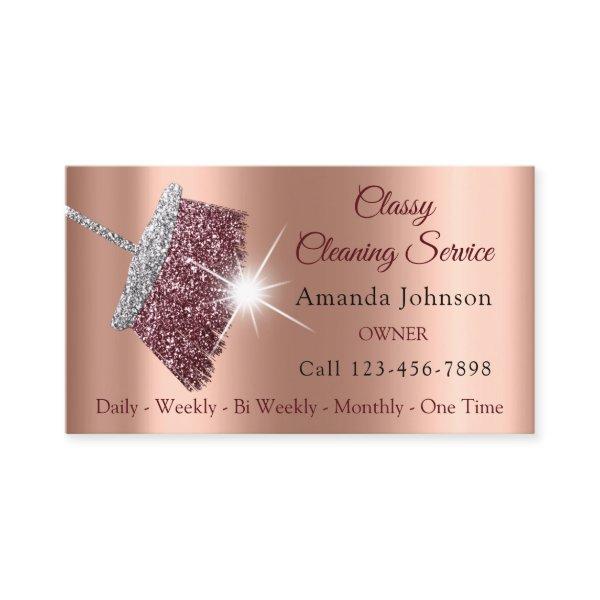 Classy Cleaning Service Maid Rose Silver Skinny