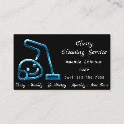 Classy Cleaning Service Maid Vacuum Cleaner Smile