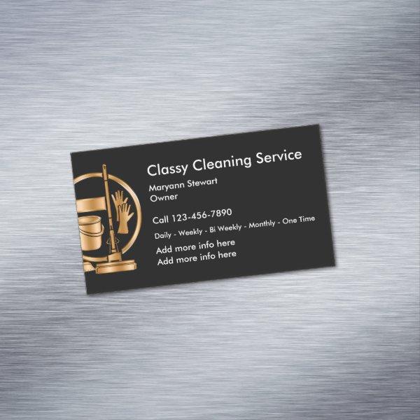 Classy Cleaning Services Design Magnetic