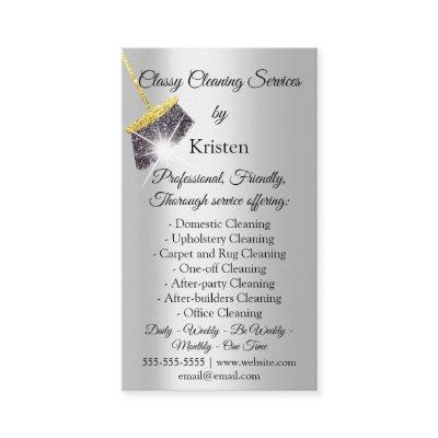 Classy Cleaning Services House Keeping QRCode Gold
