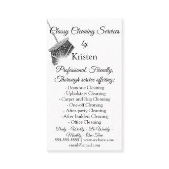 Classy Cleaning Services House Keeping QRCode Gray