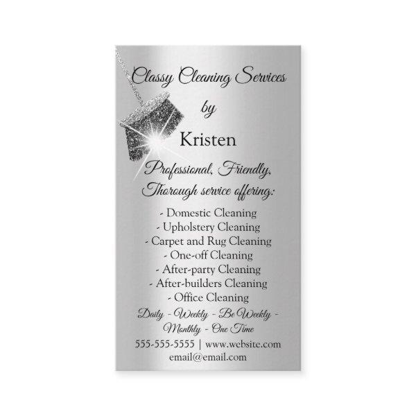 Classy Cleaning Services House Keeping QRCode Gray