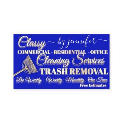 Classy Cleaning Trash Removal Maid Gold Logo QR